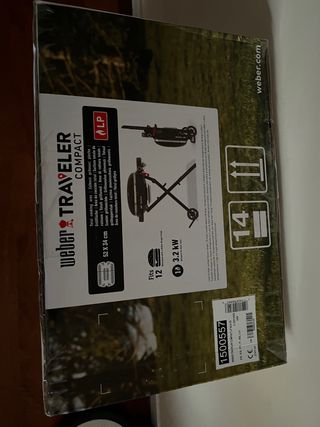 Barbacoa Weber Traveler Compact Gas Nueva