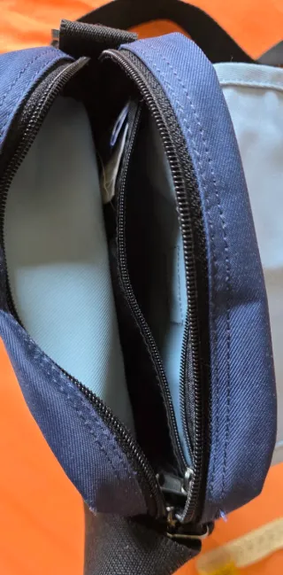Bolso bandolera Reebok unisex azul y negro