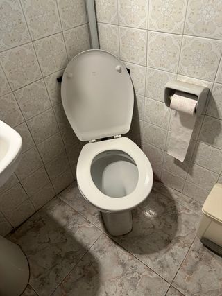 Lavamanos y Taza WC “ROCA” Cerámica Blanca.