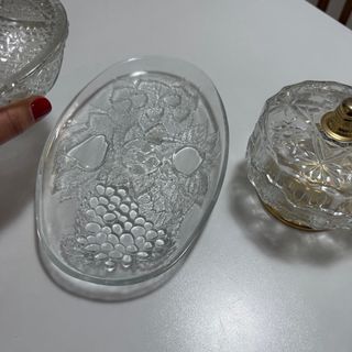 Pack 3 Decoraciones Cristal y Metal