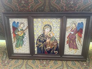 Cuadro mosaico religioso