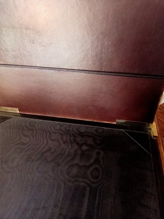 Set 4 pezzi cartella scrivania vintage e altro