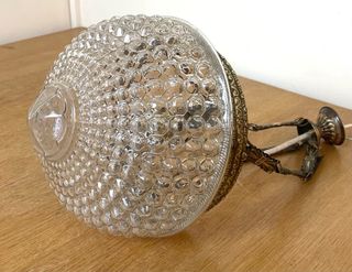 Antigua lámpara de techo estilo farol