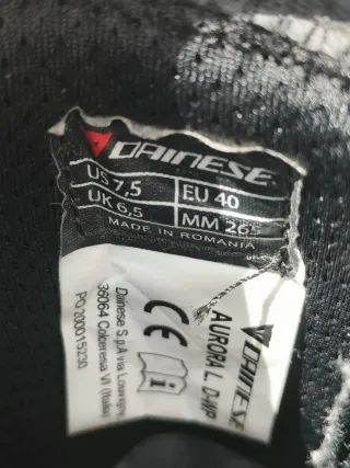 Botas de Moto Dainese Negras 40
