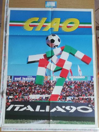 Poster Michel Platini Juventus (Lanciostory 1987)