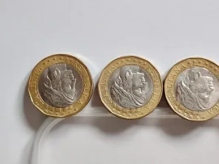 4 Monete Lire 1000 (1997-1998) confini diversi