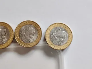 4 Monete Lire 1000 (1997-1998) confini diversi