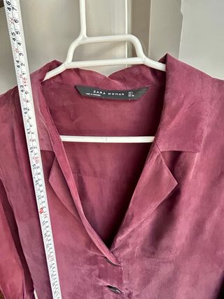 Vestido largo Zara vino