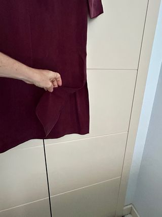 Vestido largo Zara vino