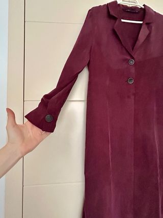 Vestido largo Zara vino