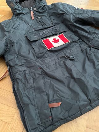 Abrigo Canadian Peak Gris Talla M