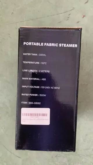 Plancha de Vapor Portátil 1500W