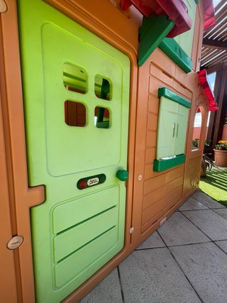 Casita infantil dúplex Smoby+Carretilla de jardín