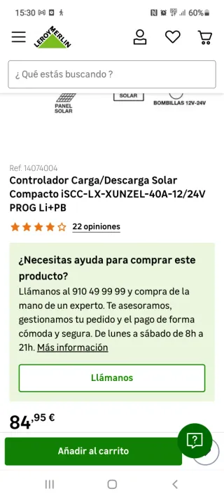 Controlador Carga Solar Xunzel ISCC-LX-40A