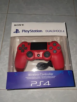 Mando PS4 Dualshock 4 Rojo