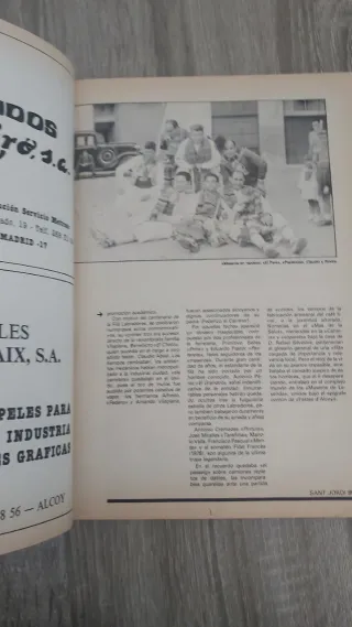 Revista Extra Sant Jordi 1985 Ciudad Alcoy