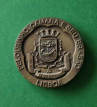 Medalla bronce Pelourinho de Lisboa