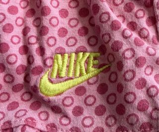 Falda Nike niña rosa lunares
