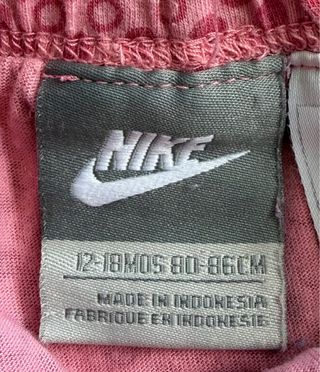 Falda Nike niña rosa lunares