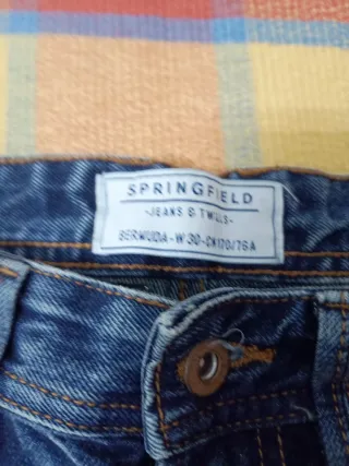 Pantalón corto vaquero azul
