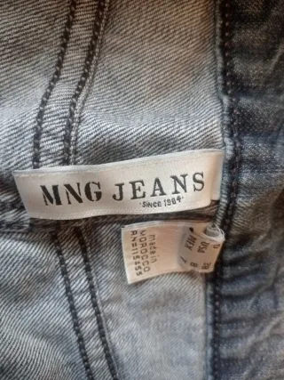 Pantalón corto vaquero mujer Mango Talla S