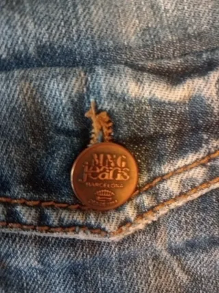 Pantalón corto vaquero mujer Mango Talla S