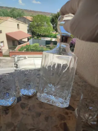 Juego Whisky Cristal Antiguo