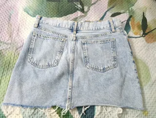 Lote 2 Mini Faldas Vaqueras Mango Talla S