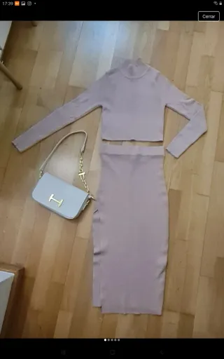 Conjunto 2 piezas beige talla U