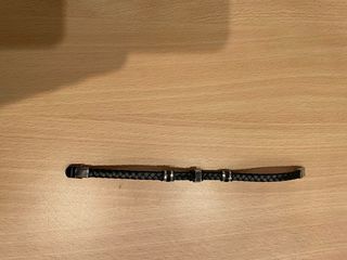 Pulsera Viceroy trenzada negra y plateada