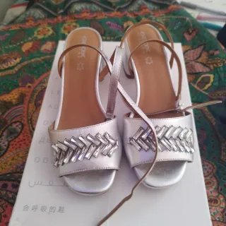 Sandalias Geox Plataforma Mujer