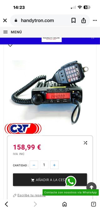 CRT 2M Radio Ham VHF 144-60W