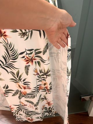 Conjunto tropical top y falda