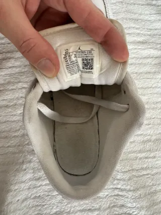 Nike Air Jordan 1 Low Blancas Talla 37.5