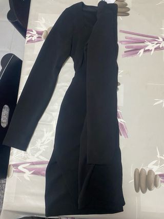 Vestido Lefties negro manga larga