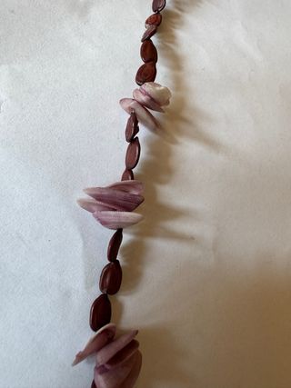 Collana africana vintage anni 70 80 conchiglie sem