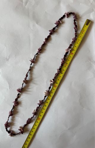 Collana africana vintage anni 70 80 conchiglie sem