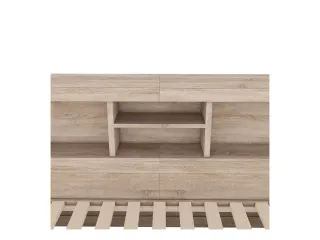 Cama nido con mesita de noche integrada y luz LED
