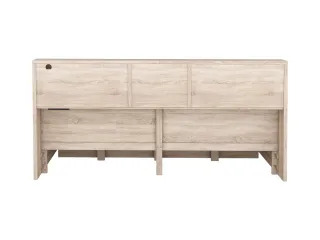 Cama nido con mesita de noche integrada y luz LED