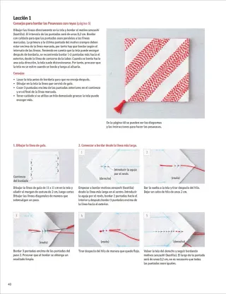 Accesorios de sashiko y patchwork