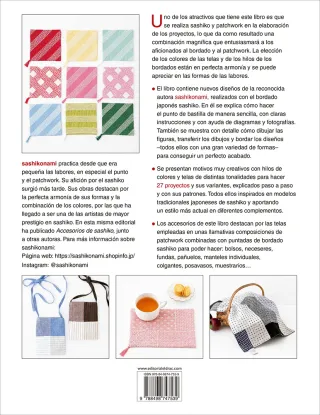 Accesorios de sashiko y patchwork