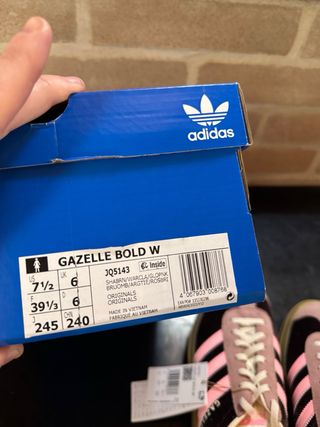 Adidas Gazelle Bold "Shadow Brown Glow Pink Velver