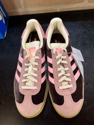 Adidas Gazelle Bold "Shadow Brown Glow Pink Velver