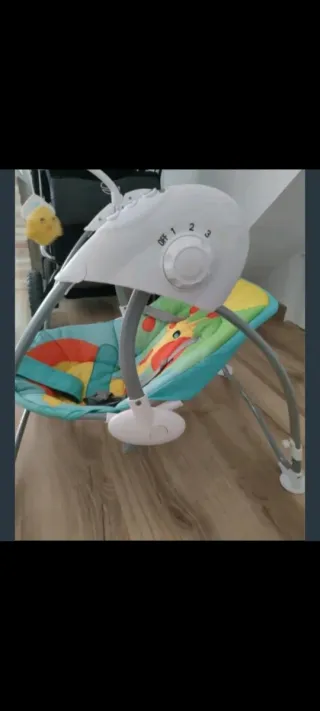 Hamaca para bebé con peluches