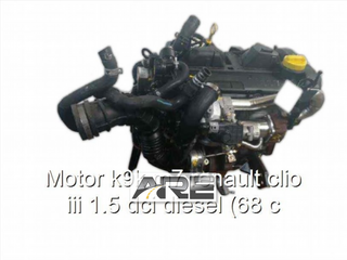 motor K9K 1.5 DCI Renault Clio III diesel