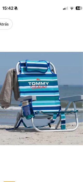 Silla de Playa Tommy Bahama Rayas