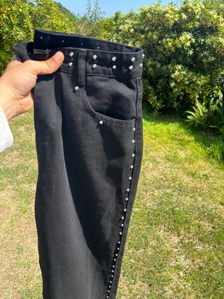 Pantalones One Dilemma con estrellas plateadas