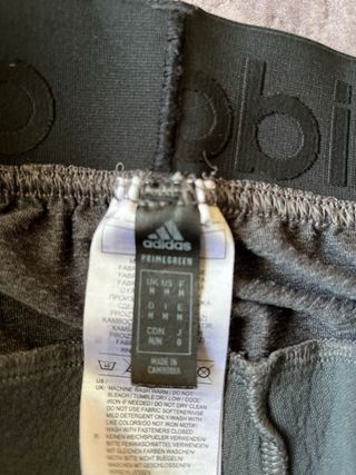 Pantalón chándal Adidas Talla M Gris