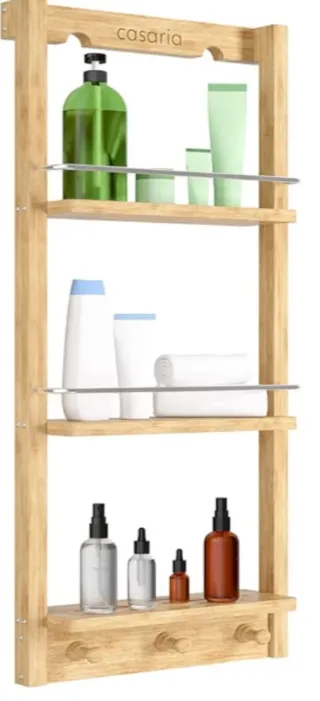 Estantería Casaria Madera y Metal 70 x 28,5 x 10