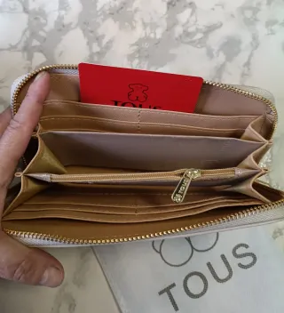 Monedero Tous Puffy Beige